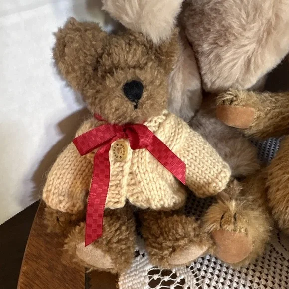 VINTAGE**Boyds Bears Russ Sugar Plum Bears Plush Vintage Collector Bear Lot of 6 - Picture 4 of 16